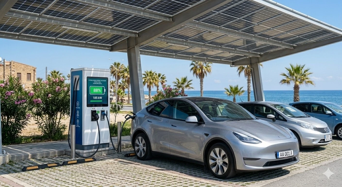 Kıbrıs Elektrikli Araç Rehberi 2026 | Şarj İstasyonları ve Teşvikler