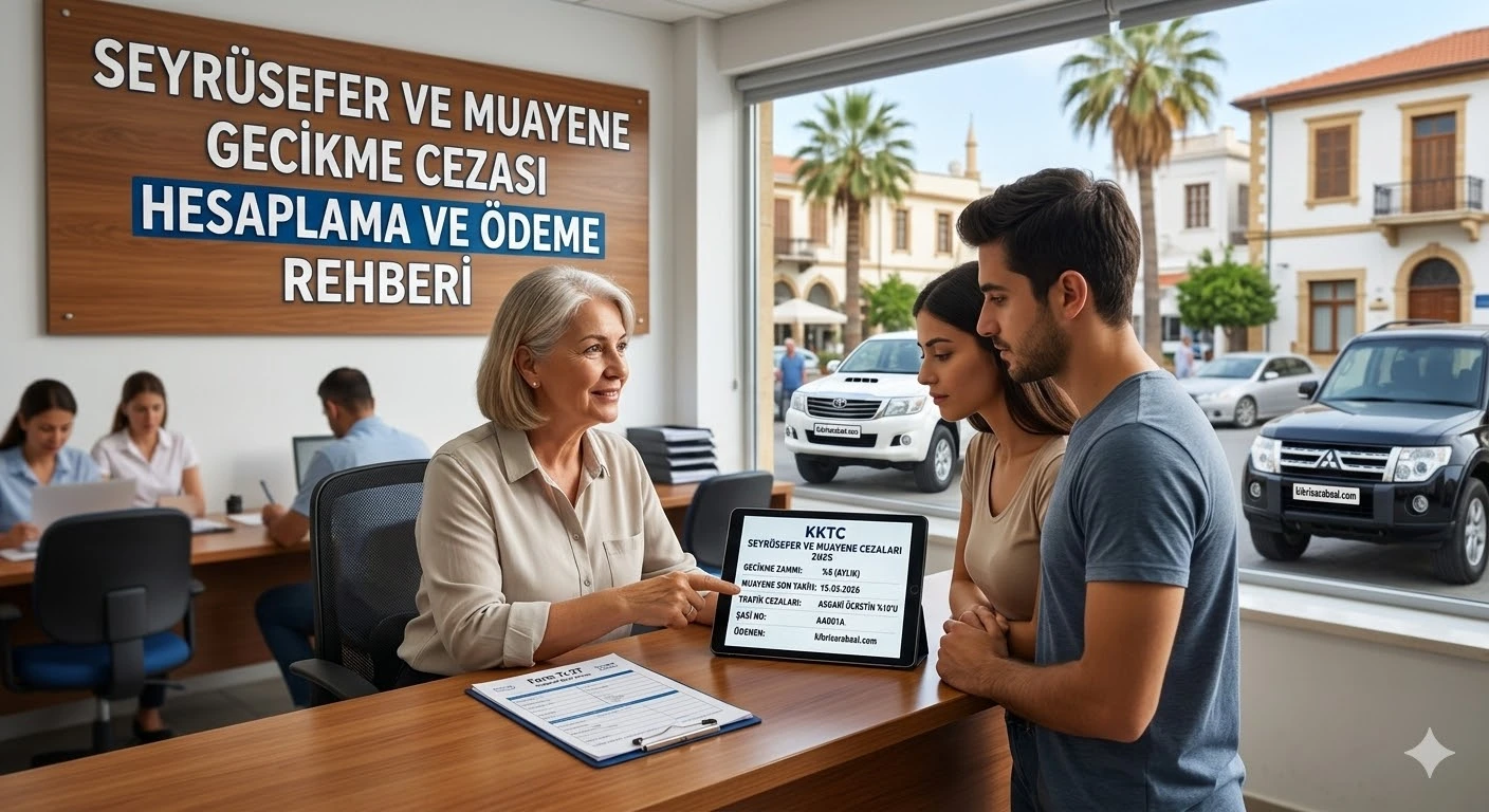 KKTC Seyrüsefer ve Muayene Gecikme Cezası Hesaplama 2026