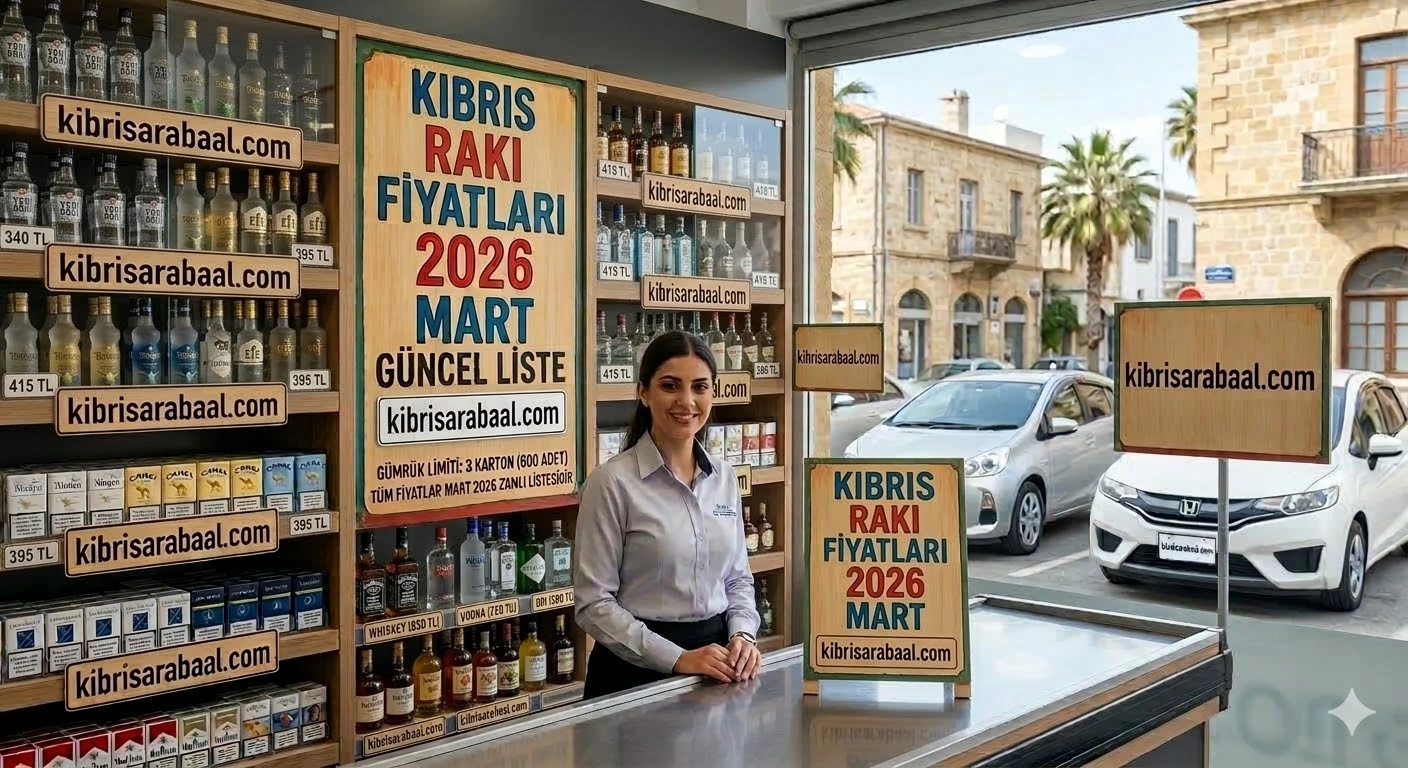 Kıbrıs Rakı Fiyatları 2026: Mart Güncel Zamlı Liste ve Gümrük Rehberi