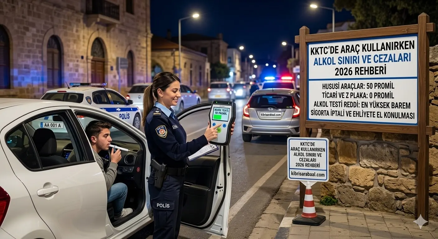 Kıbrıs’ta Araç Kullanırken Alkol Sınırı 2026: Güncel Yasalar ve Cezalar