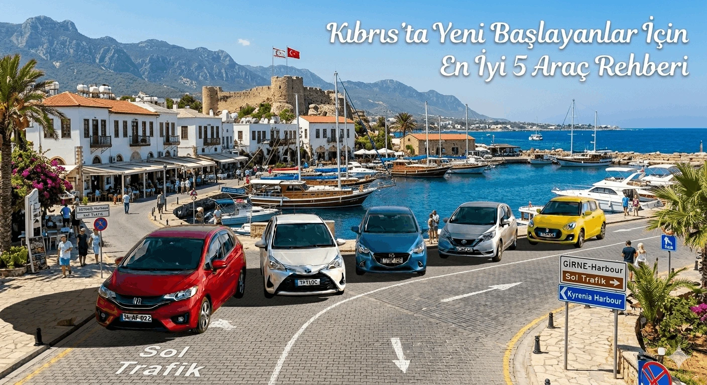 Kıbrıs’ta Yeni Ehliyet Alanlar İçin En İyi 5 Araba Tavsiyesi - 2026