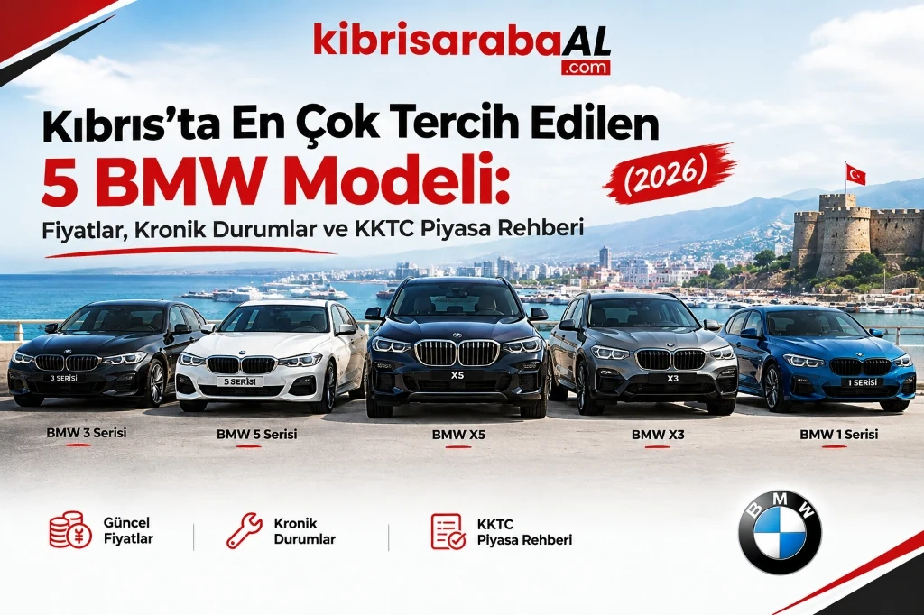Kıbrıs'ta En Çok Tercih Edilen 5 BMW Modeli: Fiyatlar, Kronik Durumlar ve KKTC Piyasa Rehberi (2026)