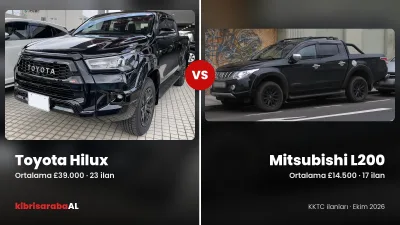 Toyota Hilux mı Mitsubishi L200 mü? 2026 Karşılaştırma ve KKTC Fiyatları
