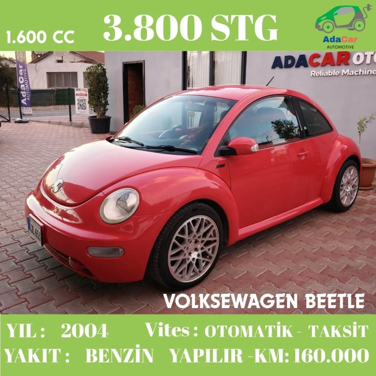 2004 Model Otomatik Volkswagen Beetle