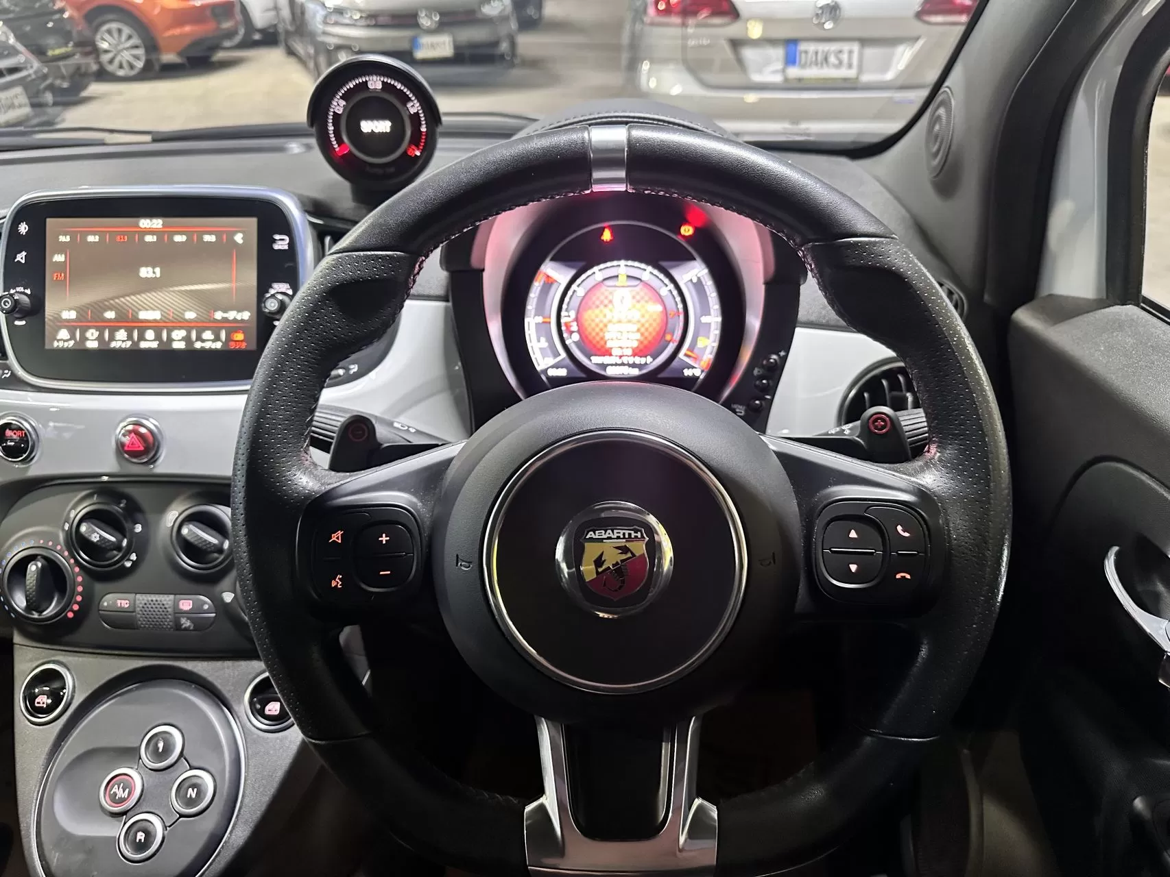 2020 Model Otomatik Fiat 500 Abarth 17. Görseli