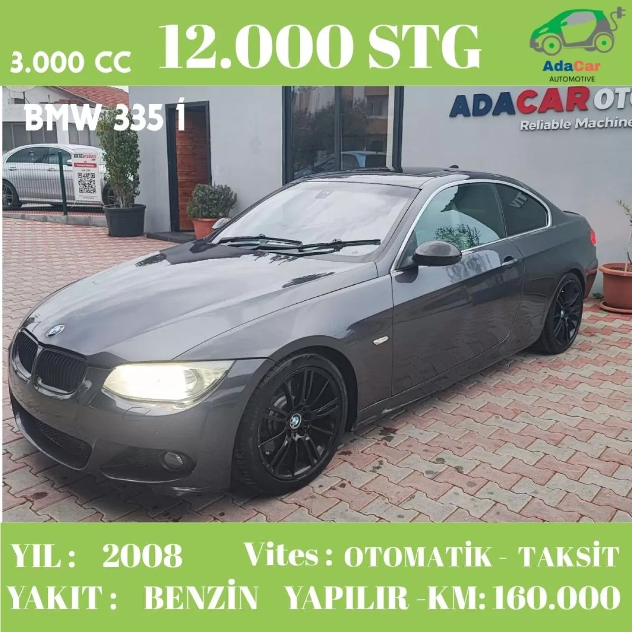 2008 Model Otomatik BMW 3 Serisi