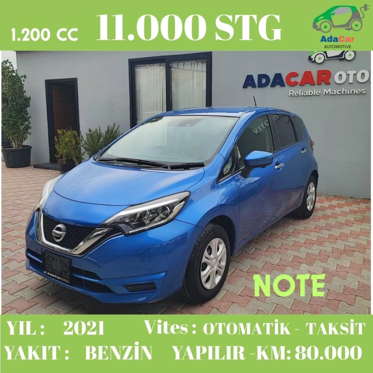 2021 Model Otomatik Nissan Note