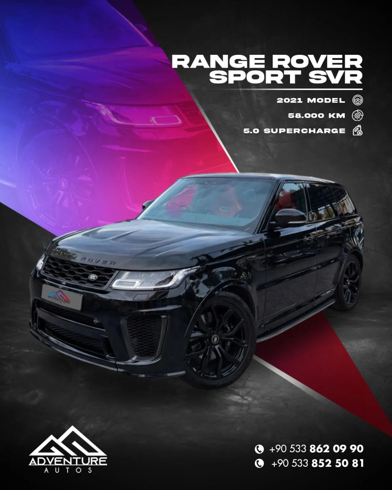 2021 Model Otomatik Land Rover Range Rover Sport